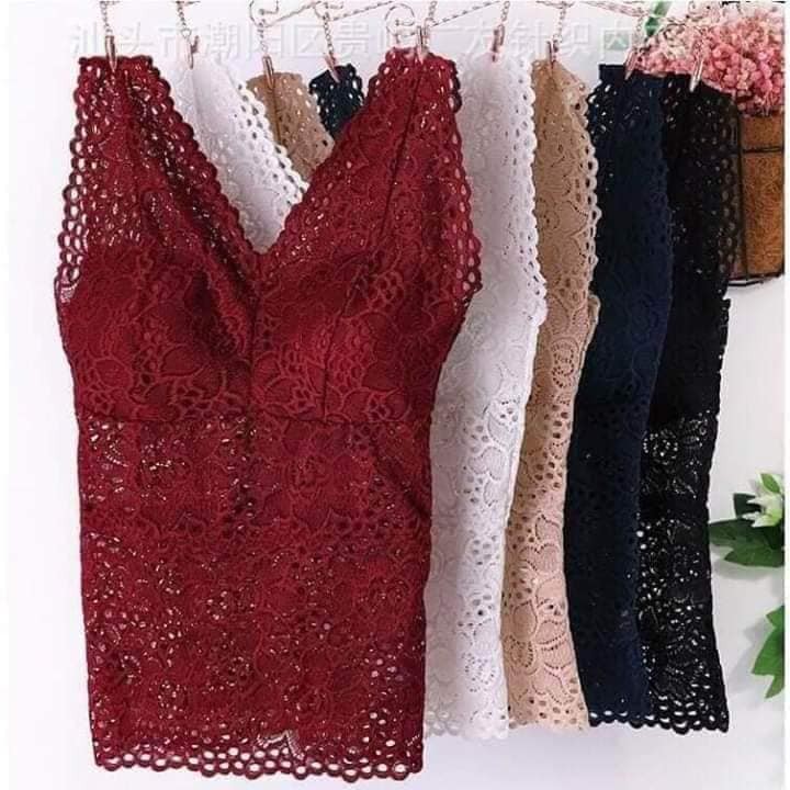 ÁO BRA REN DÁNG DÀI K123 CÓ ĐỆM NÂNG NGỰC ĐẸP