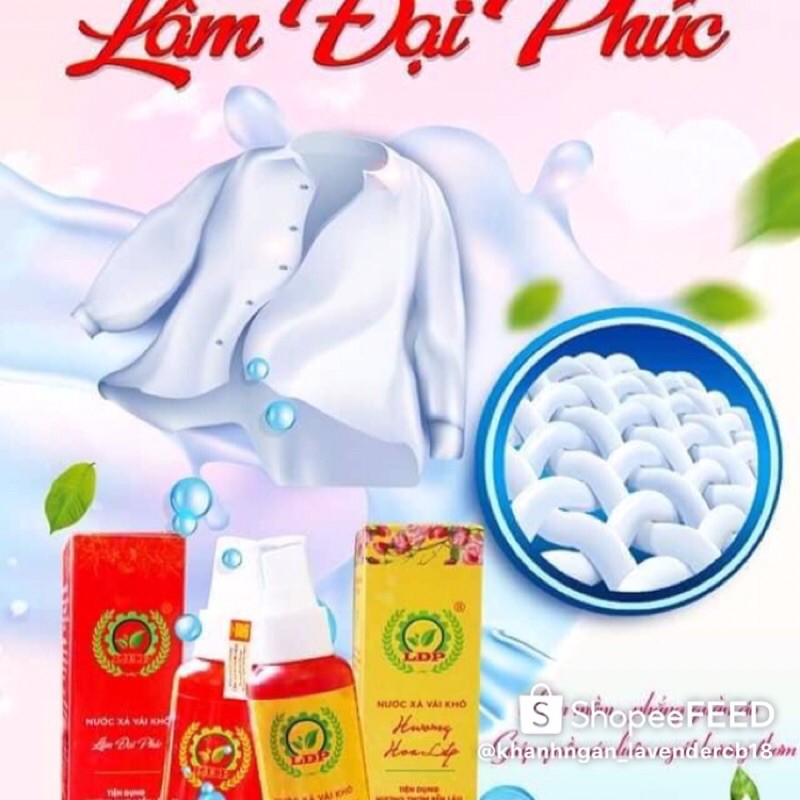 Nước xả vải khô LĐP