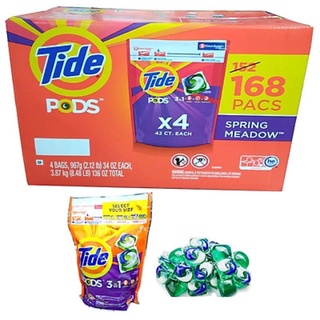 Viên Giặt Xả 3 in 1 Tide Pods bịch 42 viên