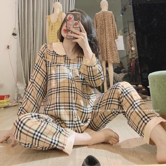 Bộ bầu lụa mango mặc bầu và sau sinh