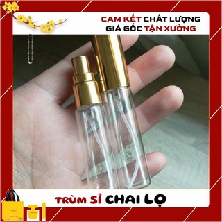 Lọ Chiết Nước Hoa ❤ Lọ chiết nước hoa thủy tinh tròn 10ml , lọ đựng nước hoa , chai lọ chiết mỹ phẩm , trum si chai lo