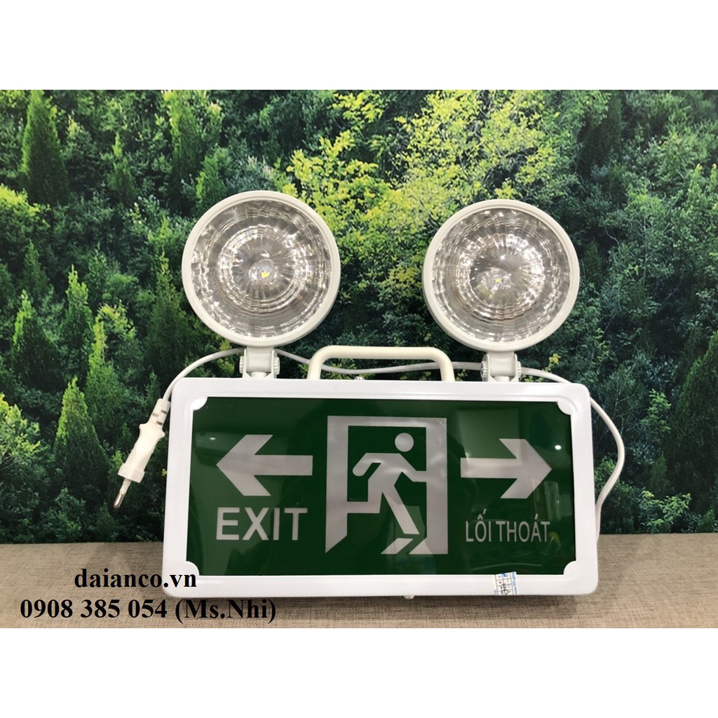 Đèn Chiếu Sáng Sự Cố Kết Hợp Biển Chỉ Dẫn Thoát Nạn Chỉ Hai Hướng YF-203