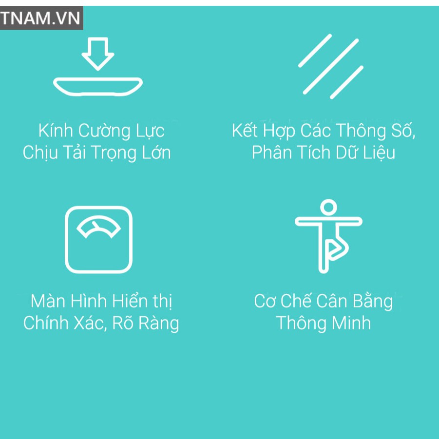 Cân điện tử sức khỏe thông minh Xiaomi Mijia Scale 2