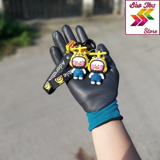 Móc khóa vịt má hồng siêu cute