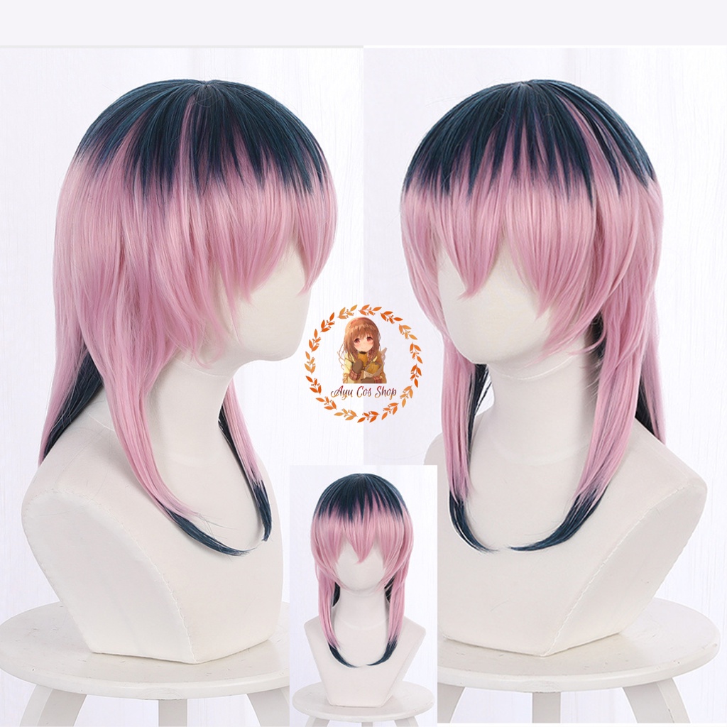 Wig/tóc giả cosplay Rindou Haitani vàng hồng Tokyo Revengers