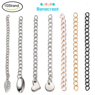 10 Dây xích mở rộng có mặt dây bằng thép không gỉ 304