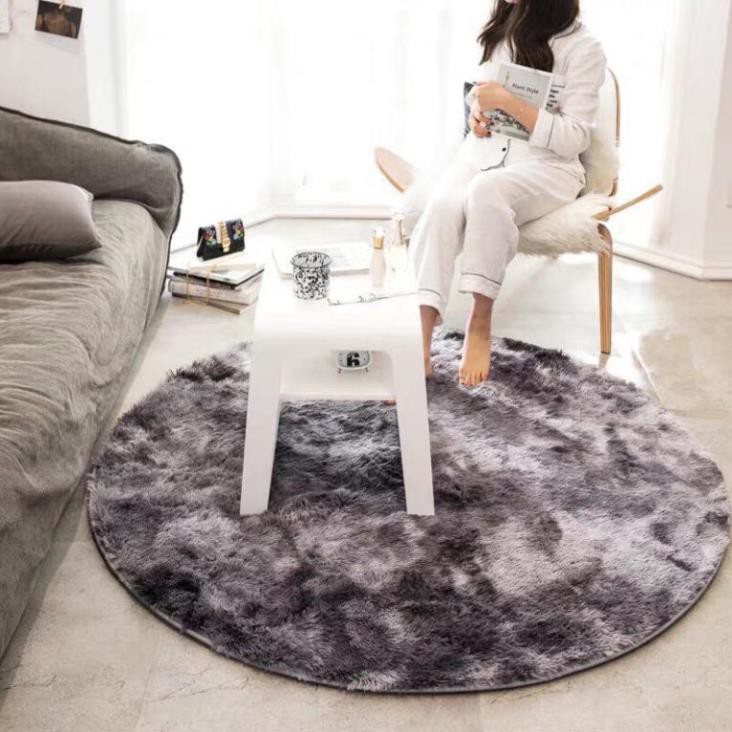 Thảm Lông Chụp Ảnh Trải Sàn Chống Trơn Trượt -  Kích Thước 1m x 1m