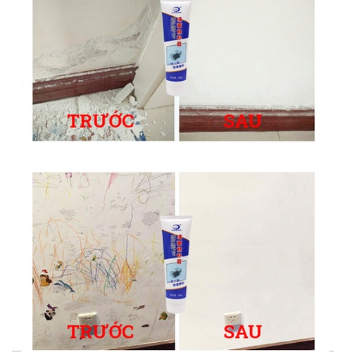 Keo Vá Vết Nứt Tường Nhà Cao Cấp Chống Nước Chống Mốc Tặng Kèm Dụng Cụ Trám
