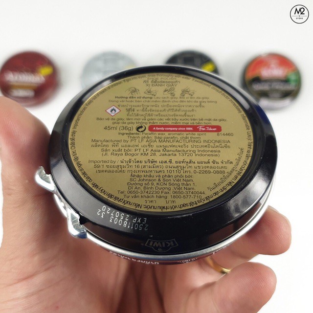 Xi đánh giày Kiwi đủ màu Thái Lan