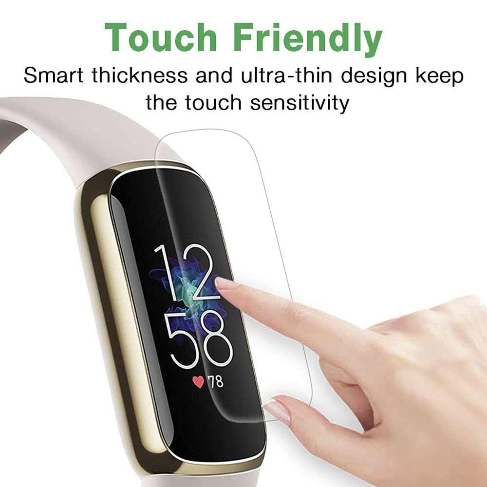 BEBETTERM Set 5 Phim Dán Bảo Vệ Màn Hình Cho Đồng Hồ Thông Minh Fitbit Luxe