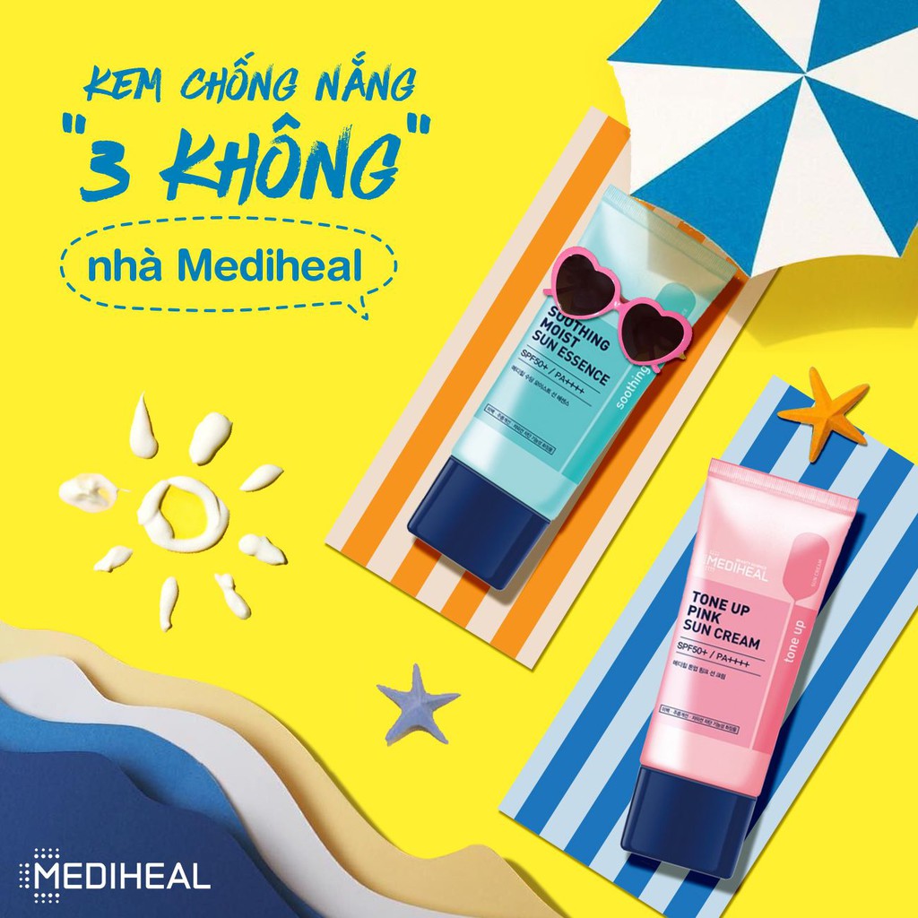 Kem chống nắng mịn da Mediheal 45g