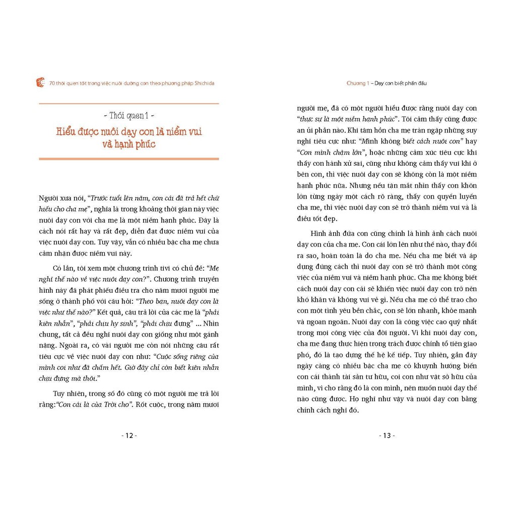 Sách -  70 Thói Quen Tốt Trong Việc Nuôi Dưỡng Con Theo Phương Pháp Shichida