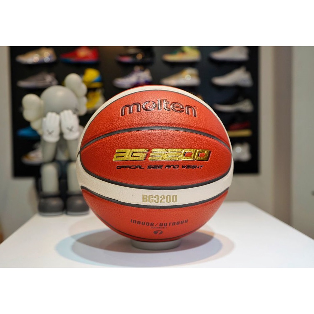 Quả bóng rổ Nhãn Hiệu  Molten B6G3200 Số 6 - Dungcusport tặng lưới + kim bơm