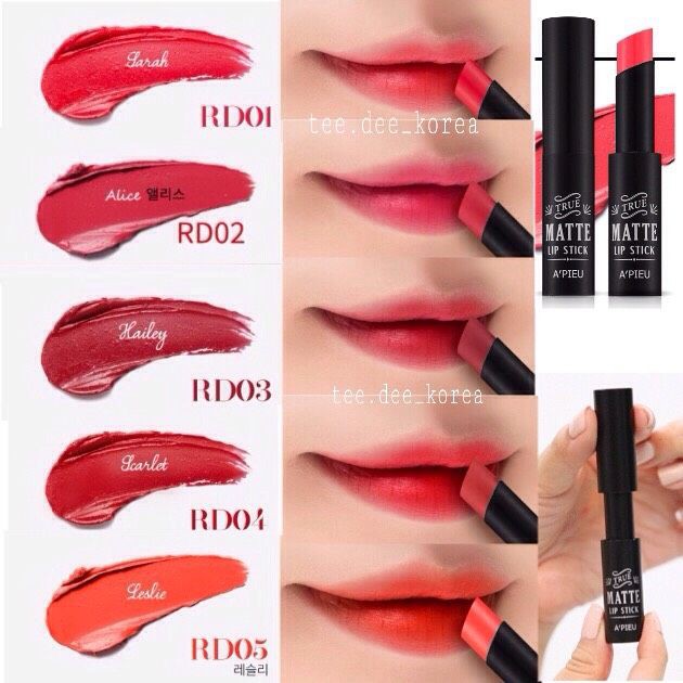 Son Thỏi Lì Apieu True Matte Lip Stick