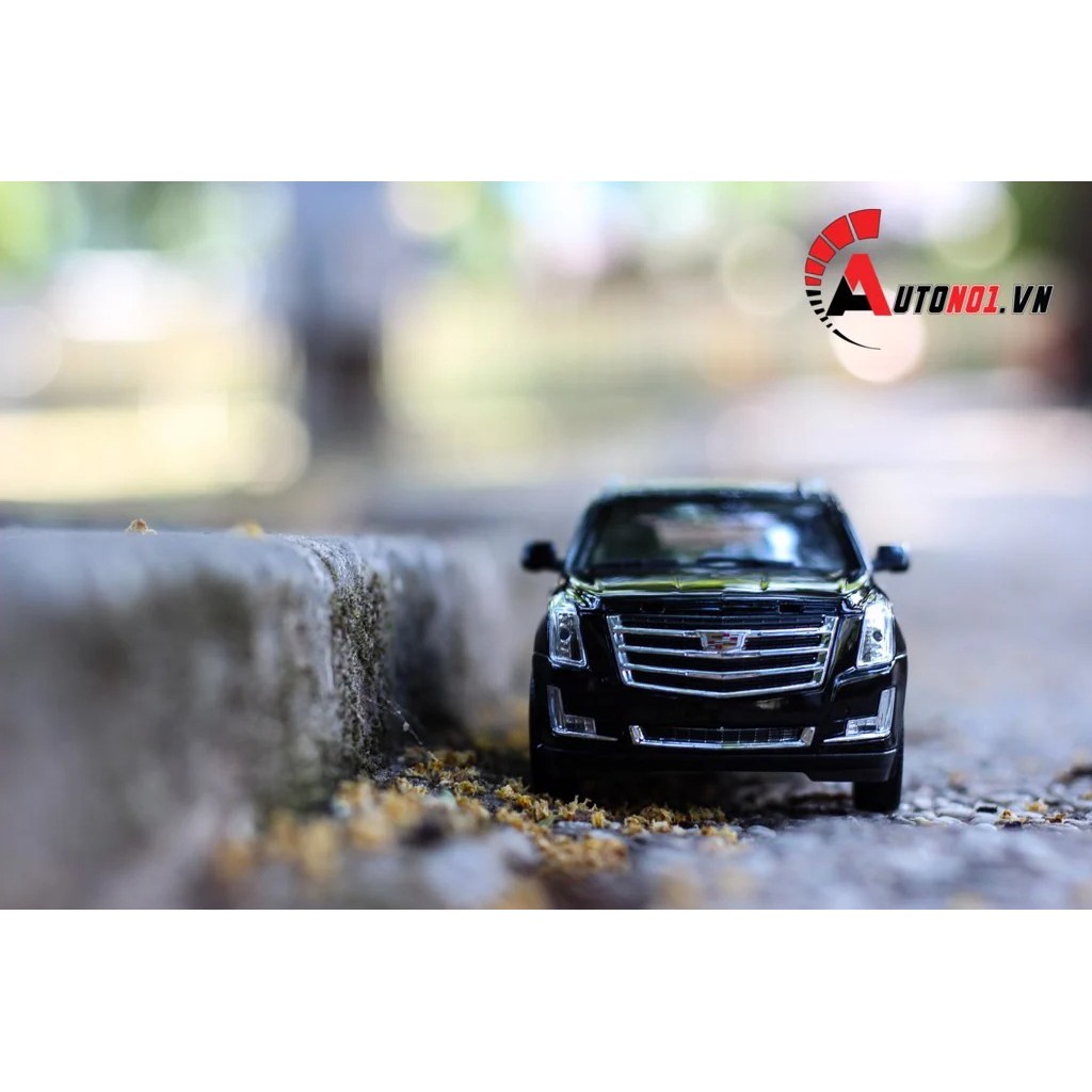 MÔ HÌNH XE CADILLAC ESCALADE 2017 BLACK 1:24 WELLY 5170