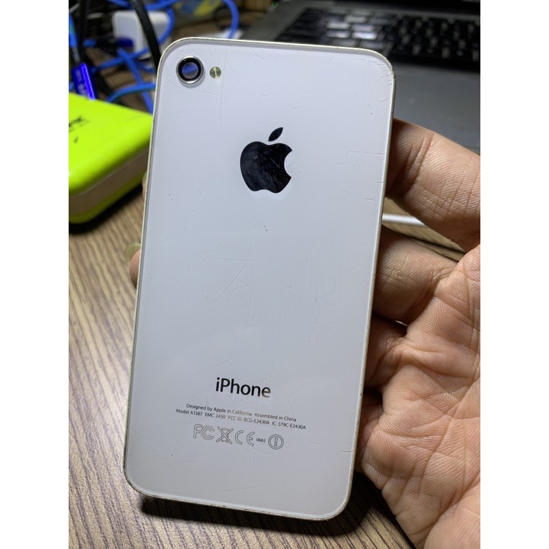 Nắp lưng Iphone 4s giá rẻ trắng