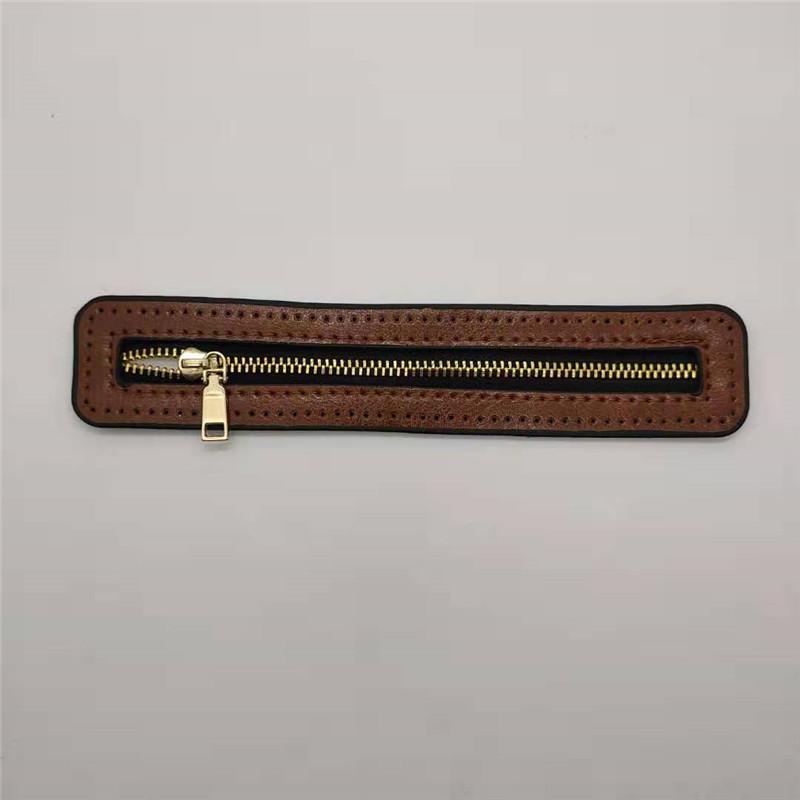 Phụ Kiện Khóa Kéo Bằng Da PU Dùng Để Làm Túi Xách DIY