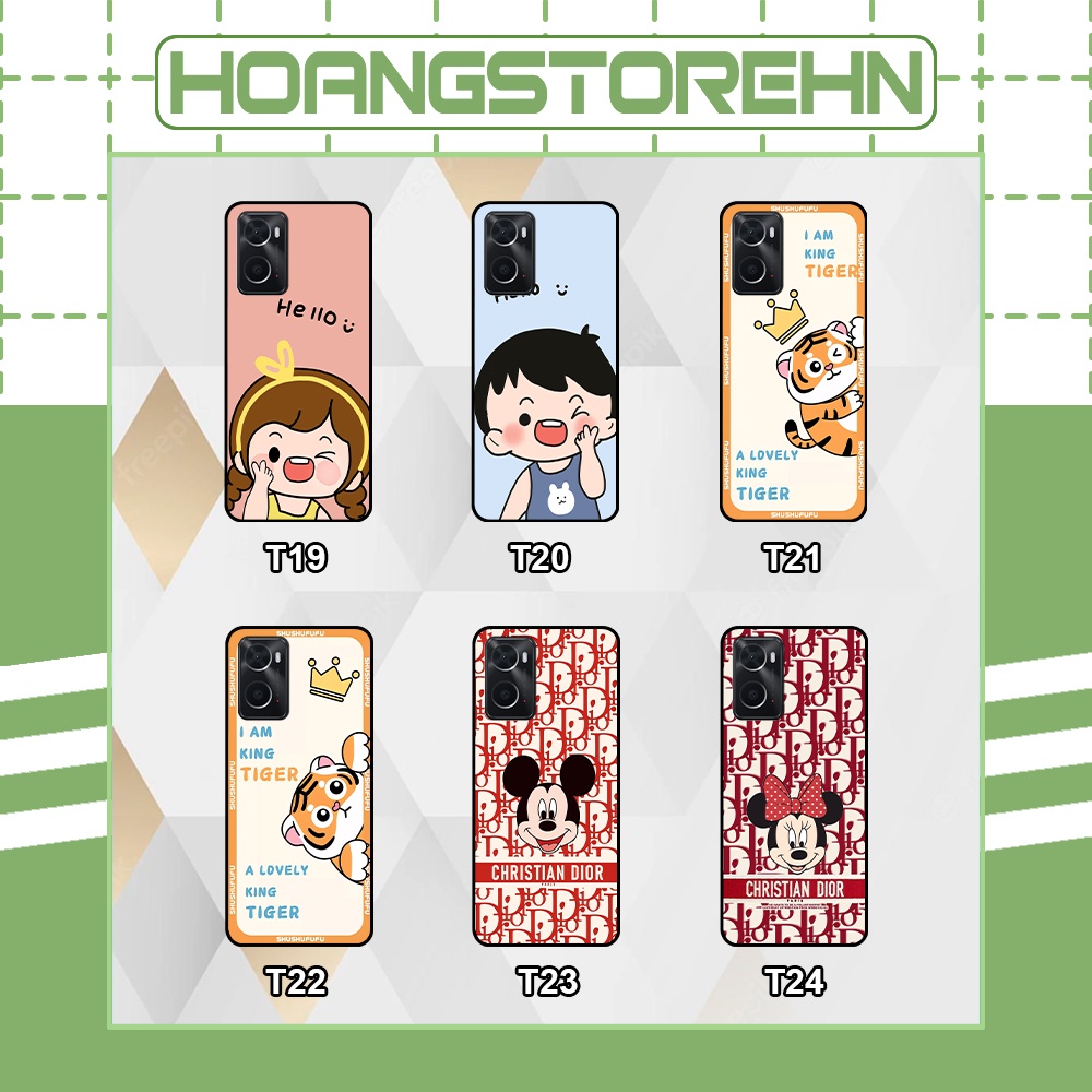 Ốp Oppo A36 / A76 in hình mickey, hổ, kingtiger siêu rẻ T19 - T24