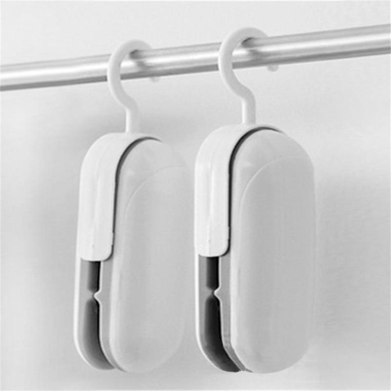 Portable Plastic Bags Heat Sealer / Package Heat Sealer Closer / Mini Handheld Sealing Tool / Plastic Bag Sealer with Cutter / Food Storage Snack Fresh Bag Seale
