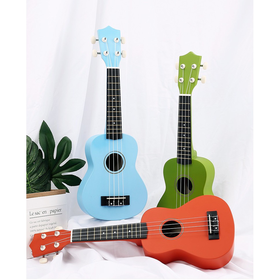 ĐÀN UKULELE SOPRANO I ĐÀN UKULELE MÀU SIZE 21INCH / HÀNG CHẤT LƯỢNG