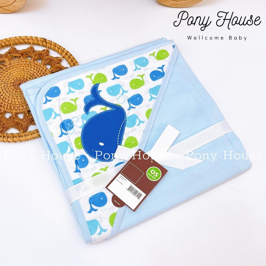 Chăn Ủ Choàng Catter - Chăn Ủ Úm Choàng Cotton Mềm Mịn Dày Dặn Siêu Mềm Mịn Cho Bé Sơ Sinh KT 80x80Cm