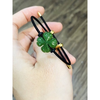 vòng tay cỏ 4 lá may mắn