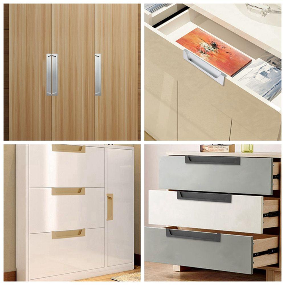 Tay Nắm Cửa Trượt Kèm Ốc Vít Tiện Dụng Cho Nhà Bếp