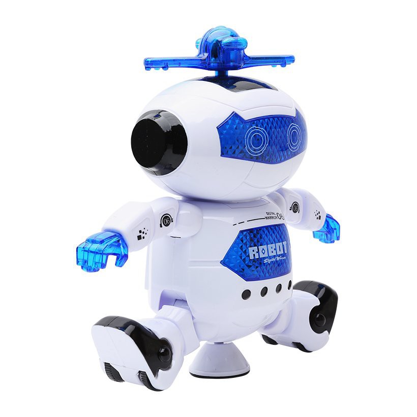 Đồ chơi robot biết nhảy và hát xoay 360 độ thiết kế độc đáo bắt mắt và sinh động