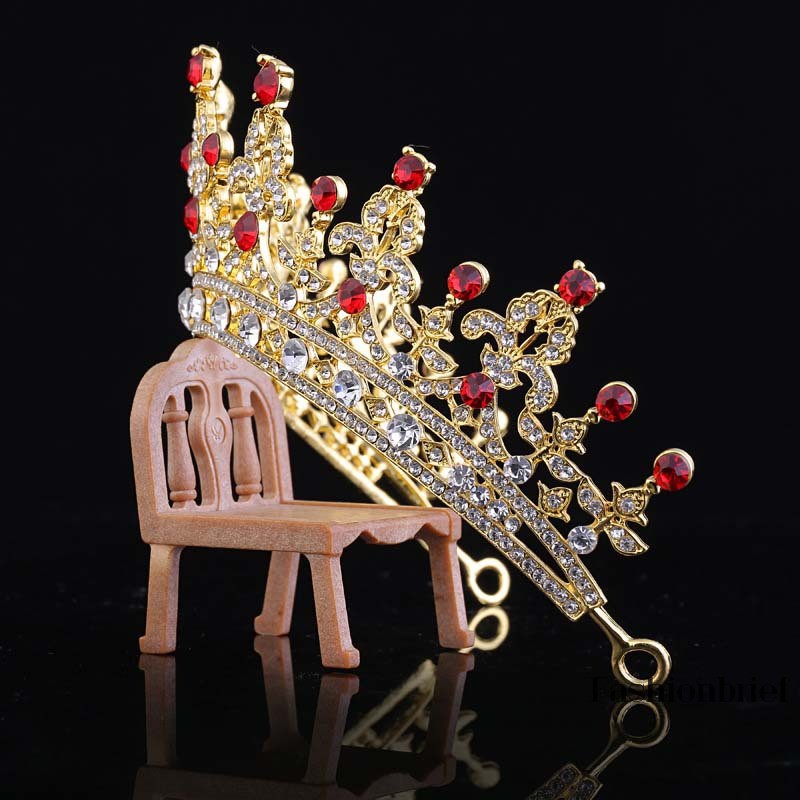 Cài tóc nữ hình vương miện đính đá thời trang