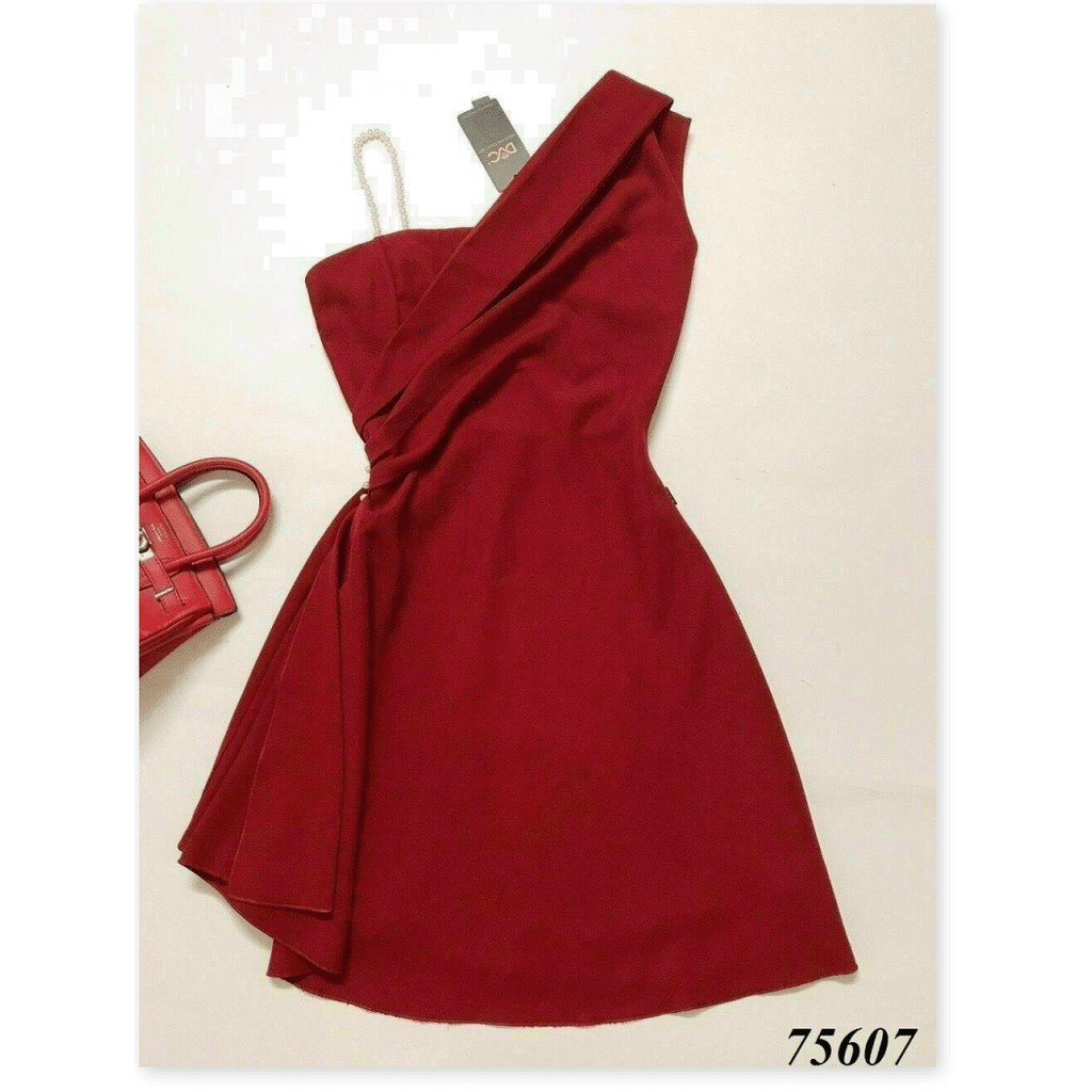 ĐẦM NỮ KIỂU LỆCH VAI DỰ TIỆC SANG CHẢNH TÔN DÁNG CÓ ĐỦ SIZE S M L XL XXL