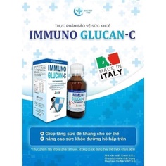 Immuno Glucan-C - Giúp tăng sức đề kháng, chống nhiễm trùng , suy giảm miễn dịch (Chai 100ml)