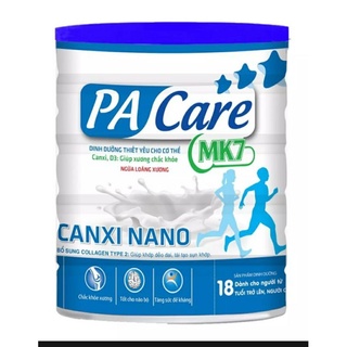 Sữa bột PACare 900g sure và canxi nano