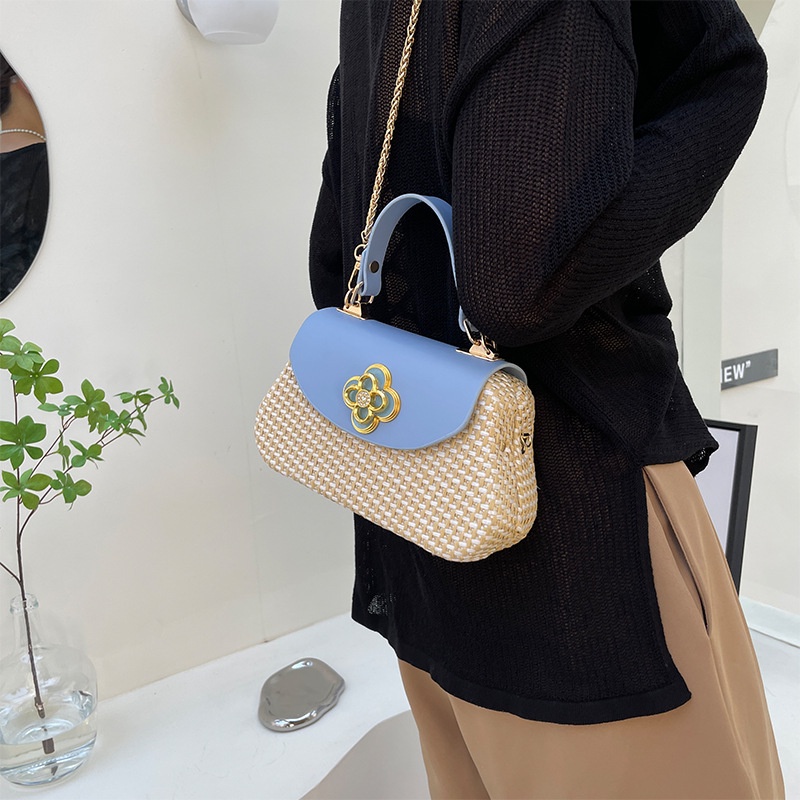 Túi Cói JASMIN NOIR Bằng Rơm Thời Trang Dành Cho Nữ