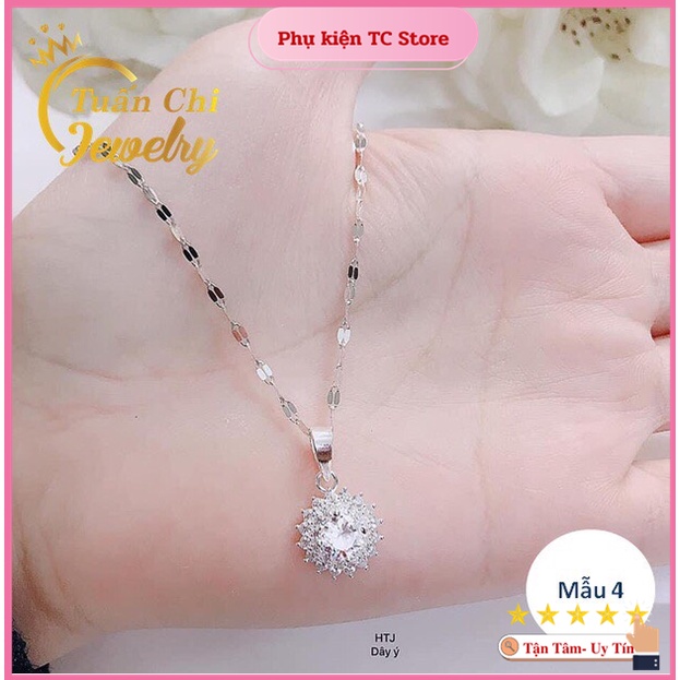 Vòng Cổ Nữ- Mặt Dây Chuyền Bạc Cao Cấp, Kiểu Mẫu Đa Dạng, Mẫu Hot Mới Về