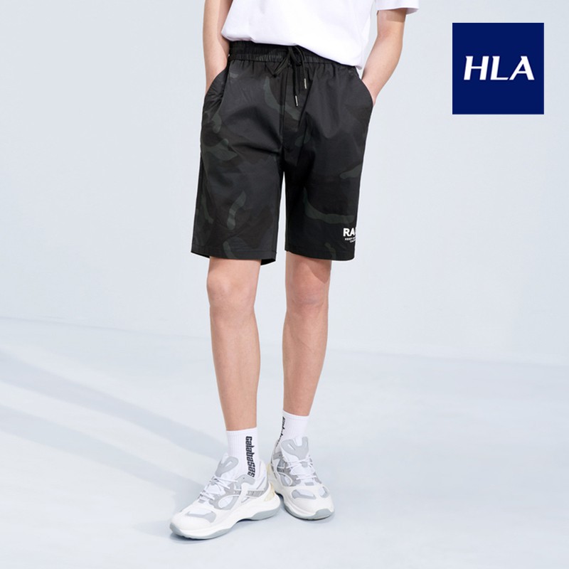 Quần Short Nam HLA Personalized Camouflage Casual Pants
