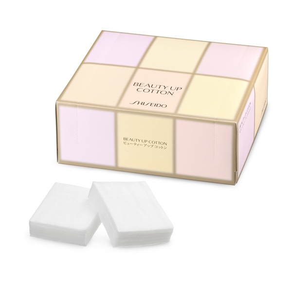 Hộp 108 miếng bông tẩy trang Shiseido Beauty Up Cotton F Nhật Bản - bông mỹ phẩm