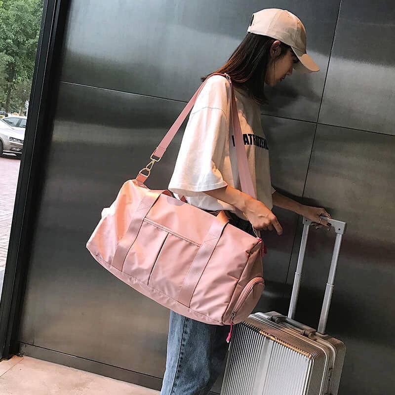 [ HCM + freeship ] Túi du lịch xách tay, túi tập gym chống thấm kèm dây đeo size lớn có ngăn để giày tiện dụng | BigBuy360 - bigbuy360.vn