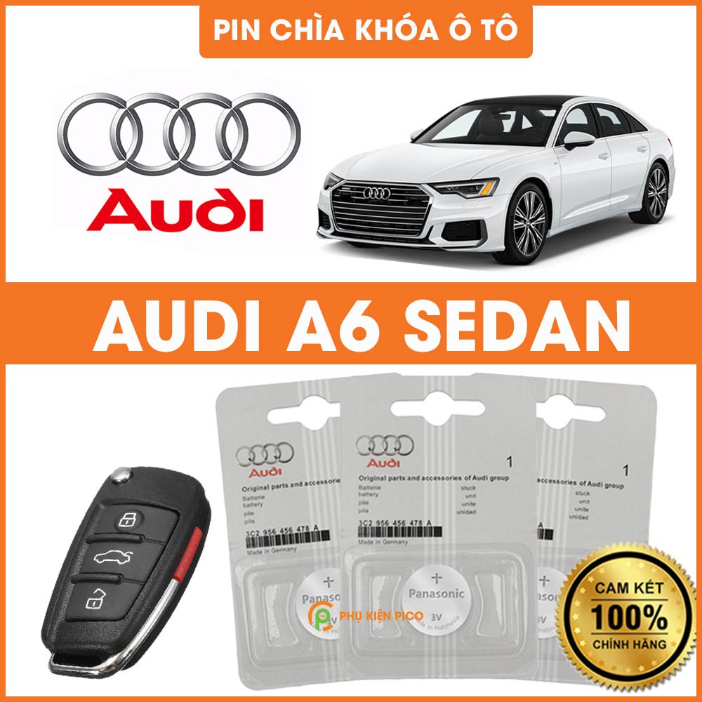 Pin chìa khóa ô tô Audi A6 Sedan chính hãng Audi sản xuất tại Indonesia 3V