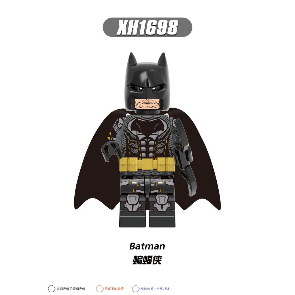 Minifigures Mẫu Nhân Vật Siêu Anh Hùng Marvel DC MCM Superman Batman Aquaman Wonder Women Flash X0312 Đồ Chơi Lắp Ráp