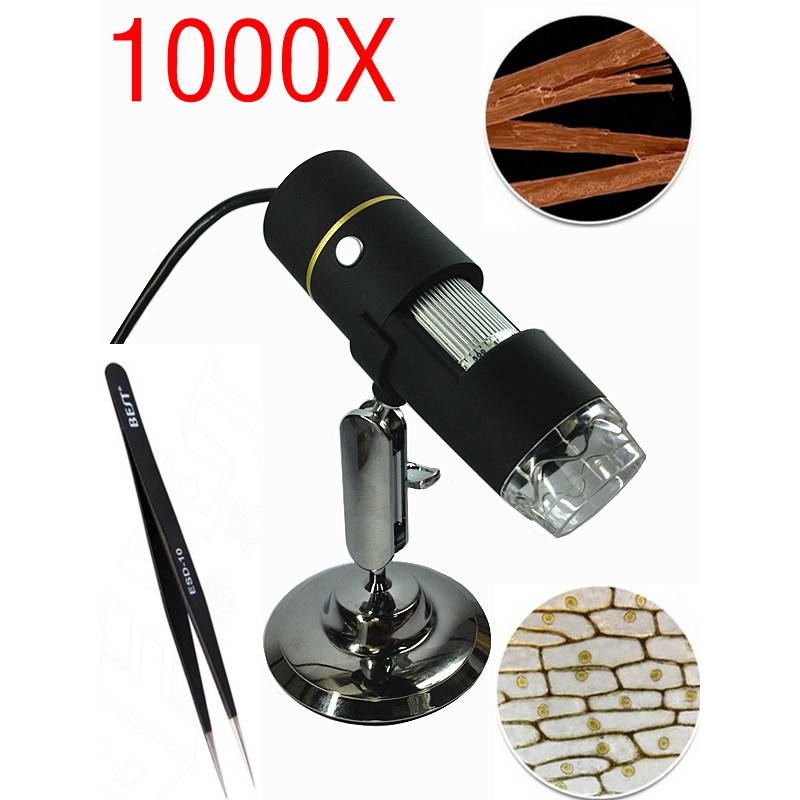Kính Hiển Vi Kỹ Thuật Số 1000x Phóng To 8 Bóng Đèn Led 1000 X | BigBuy360 - bigbuy360.vn