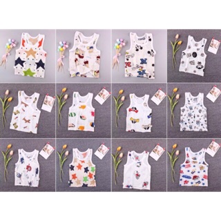 Combo 3 áo ba lỗ thông hơi xuất Nhật cho bé trai