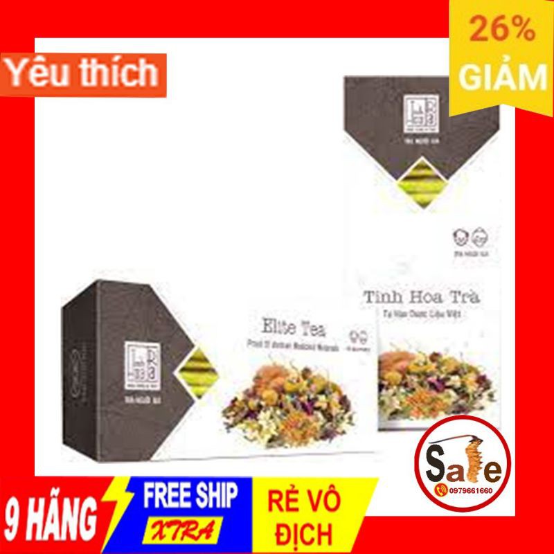 Tinh Hoa Trà - Trà Đông Trùng Hạ Thảo - Sale (Hộp Nâu)