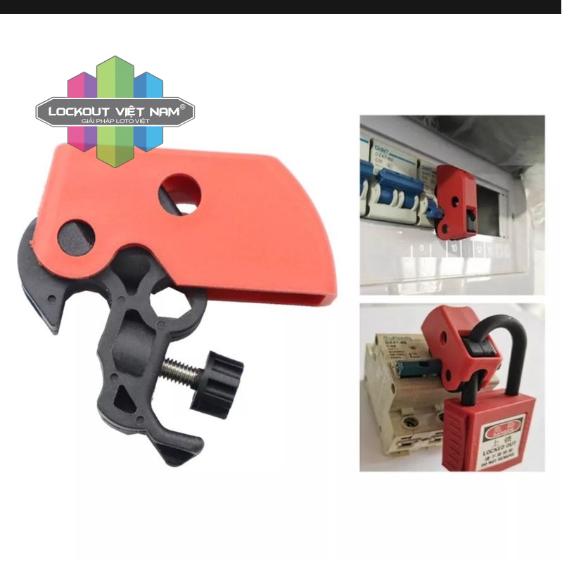 Khóa ngắt mạch MCB- Khóa nhắt CB điện-KHÓA LOTO- MCB Lock S2394 -hàng có sẵn HCM