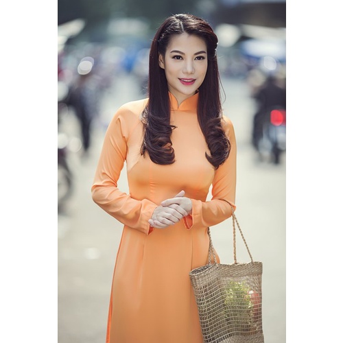 Vải Satin Cao Cấp Tone Vàng Cam