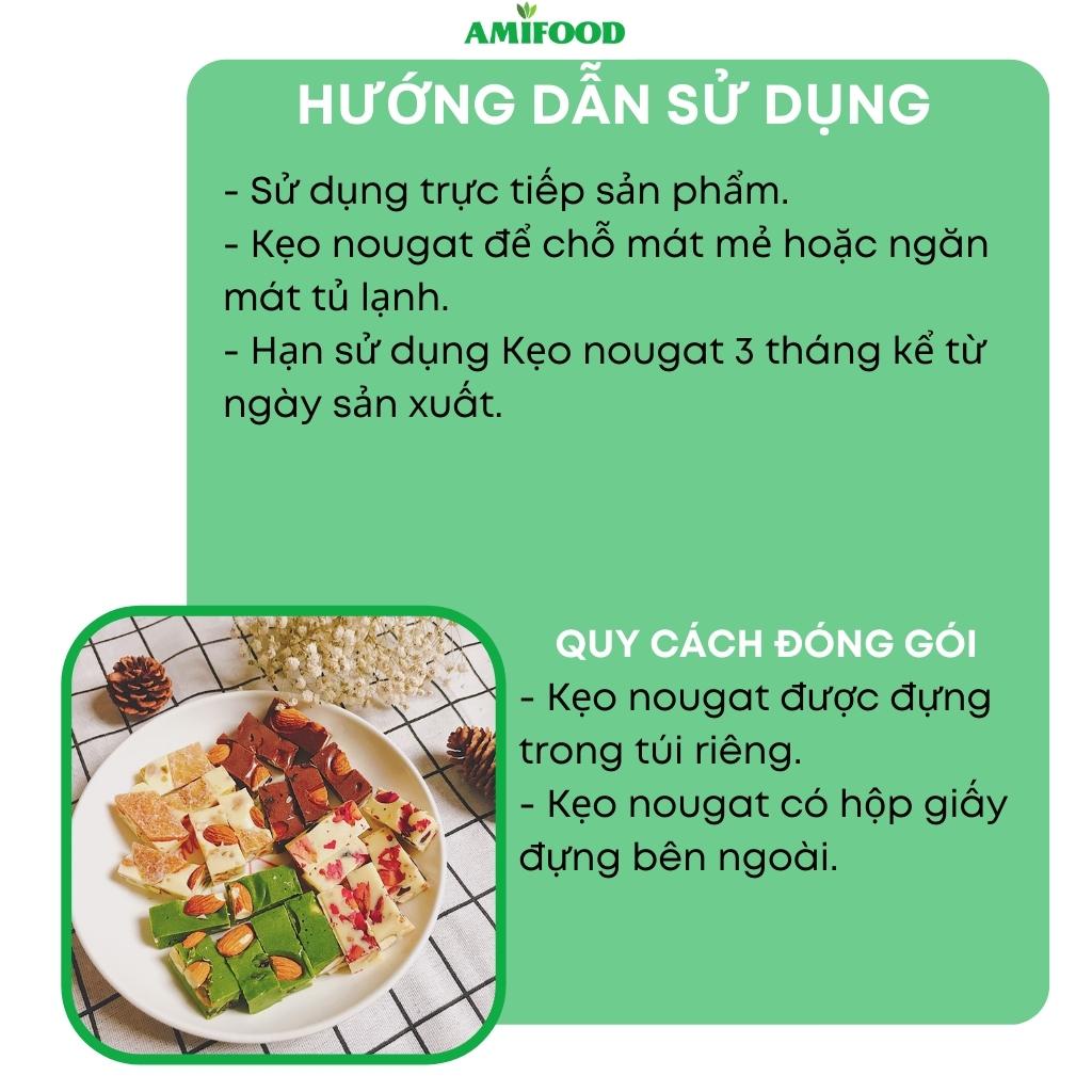 Kẹo Hạnh Phúc Truyền ThốngAmiFood, Kẹo Nougat Vị Trái Cây, Mềm Dẻo,Thơm Ngon - 500Gram