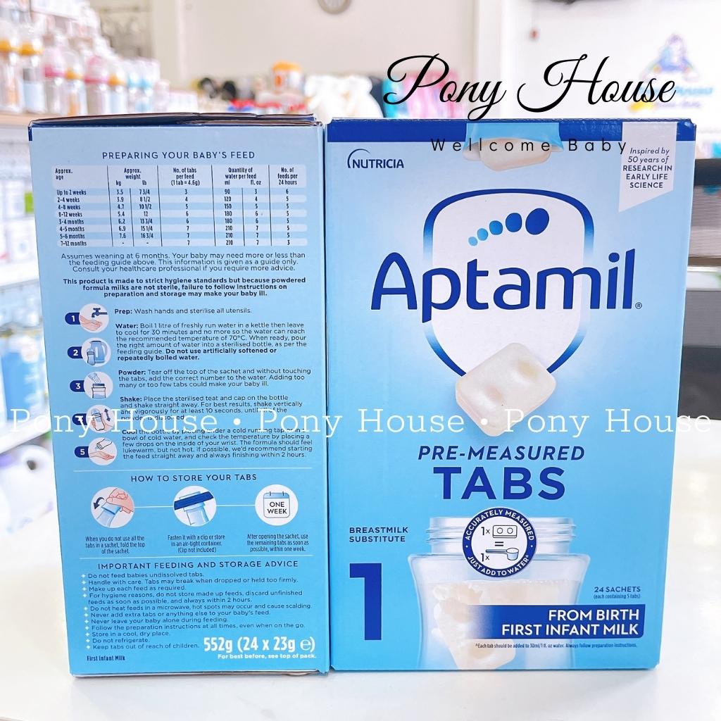 Sữa Aptamil UK số 1 Dạng Thanh 23G Cho Bé 0- 6 Tháng (Tách Lẻ 1 Thanh)