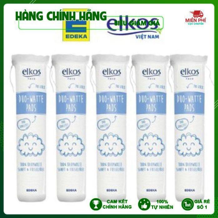[Hàng AUTH] *Rẻ Vô Địch* Bông Tẩy Trang-Elkos-100% Cotton Chính Hãng Đức