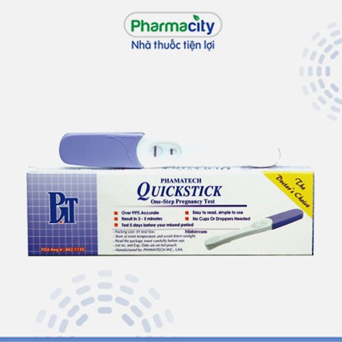 Bút thử thai Quickstick nhanh Phamatech One-Step Midstream