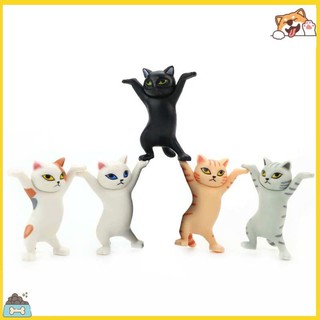 Mô hình 5 chú mèo đỡ đồ vật