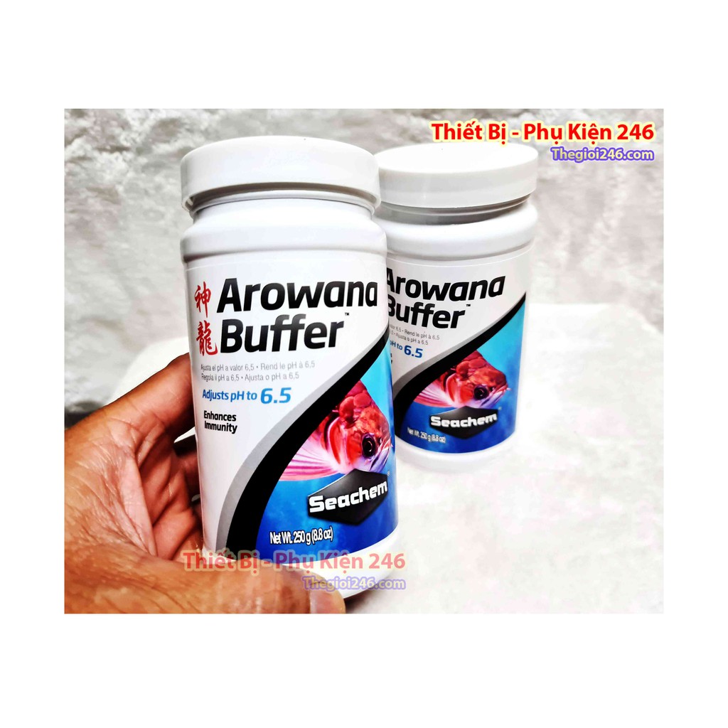 Seachem Arowana Buffer Ph to 6.5 250g tạo môi trường cho hồ cá cảnh rồng